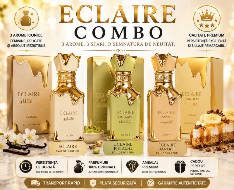 combo 3 x eclaire pistache banoffi